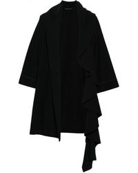 Yohji Yamamoto - Open-front Textured Jacket - Lyst