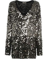 Roberto Cavalli - Sequin-Embellished Sweater - Lyst