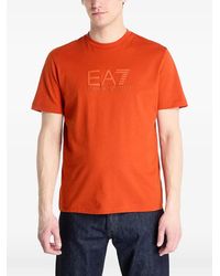 EA7 - Embossed Logo T-Shirt - Lyst