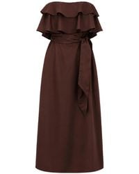 Hanita - Ruffled-Detail Belted Dress - Lyst