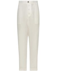 Franzese Collection - Linen Trousers - Lyst