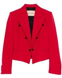 Valentino Garavani - Buttoned Double-Breasted Blazer - Lyst