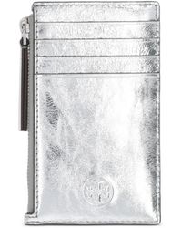 Tory Burch - Portacarte Con Logo Goffrato - Lyst