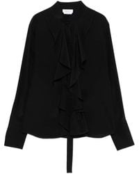 McQueen - Ruffled-Detail Blouse - Lyst