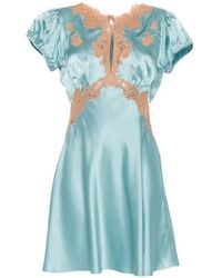 Doen - Junia Lace-Trimmed Mini Dress - Lyst