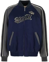Marni - Satin Bomber Jacket - Lyst