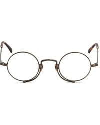 Matsuda - Engraved Round-Frame Glasses - Lyst