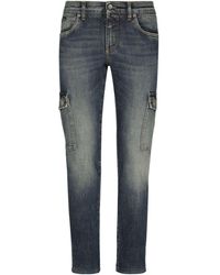 Dolce & Gabbana - Skinny Cargo Jeans - Lyst