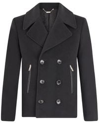John Richmond - Double-Breasted Logo-Embroidered Jacket - Lyst