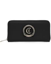 Just Cavalli - Snake-Logo Plaque Wallet - Lyst