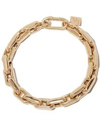 Lauren Rubinski - 14kt Yellow Gold Diamond Chain-link Bracelet - Lyst
