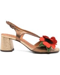 Chie Mihara - Flower Rymane Sandals - Lyst