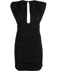 Philipp Plein - Wrinkles Ruffle-Detail Mini Dress - Lyst