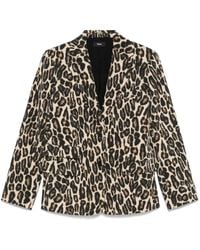 Theory - Blazer Mit Leopardenmuster - Lyst