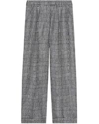 KENZO - Check Tailored Trousers - Lyst