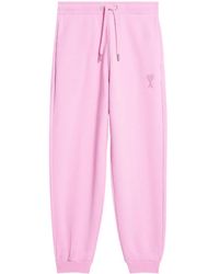 Ami Paris - Pantalones de chándal con logo bordado - Lyst