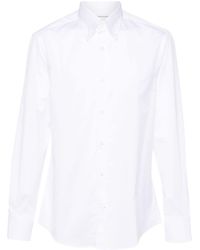 Brunello Cucinelli - Button-down Cotton Shirt - Lyst