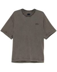 Juun.J - Katoenen T-Shirt Met Geborduurd Logo - Lyst