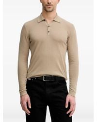 Sisley - Long-Sleeve Polo Shirt - Lyst