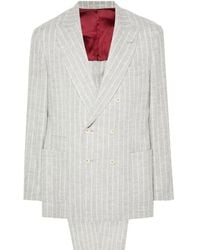 Brunello Cucinelli - ストライプ スーツ - Lyst