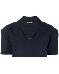 Jacquemus - Le Haut Bebi Cropped Blouse - Lyst