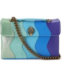 Kurt Geiger - Kensington Waved Eagle Leather Shoulder Bag - Lyst