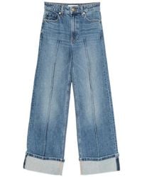 Ulla Johnson - Vaqueros Con Detalle De Costuras - Lyst