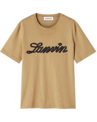 Lanvin - Ribbon T-Shirt - Lyst