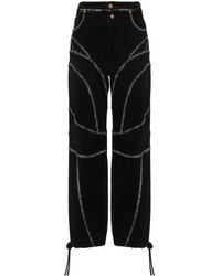 Versace Jeans Couture - Piece Number Straight-Leg Jeans - Lyst