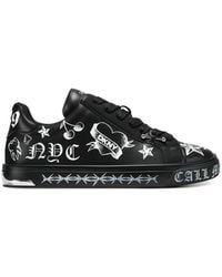 DKNY - Abeni Tattoo Sneakers - Lyst