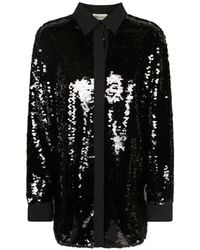 Alberta Ferretti - Sequin-Embellished Shirt - Lyst