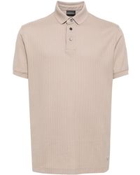 Emporio Armani - Short-sleeve Cotton Polo Shirt - Lyst