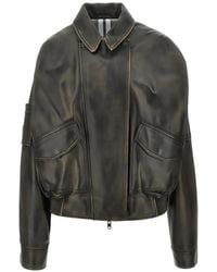 S.W.O.R.D - Zip-Up Leather Jacket - Lyst