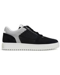 Emporio Armani - Panelled Mesh Sneakers - Lyst
