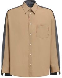Marni - Camicia Bicolore - Lyst