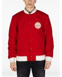 Replay - Chaqueta Bómber Con Parche Del Logo - Lyst