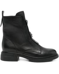 Linda Baumann - Buckle-Detail Side-Zip Boots - Lyst