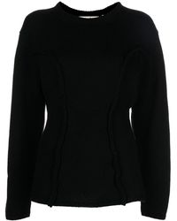 Comme des Garçons - Raw-cut Edge Wool Jumper - Lyst