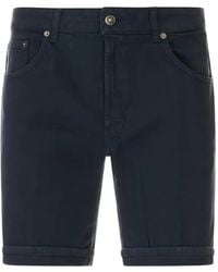 Dondup - Logo-Plaque Bemuda Shorts - Lyst