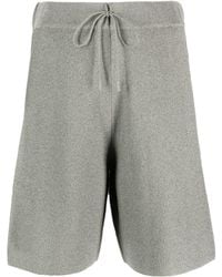 Le Tricot Perugia - Drawstring-waist Cotton Shorts - Lyst