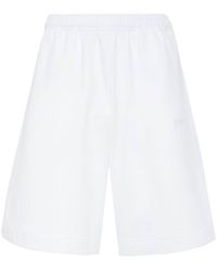 Vetements - Logo-embroidered Track Shorts - Lyst