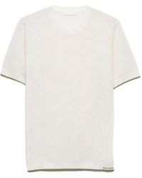 Prada - Silk And Cotton Crew-Neck Sweater - Lyst