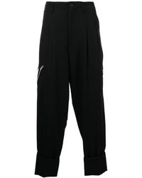 Yohji Yamamoto - Zip-Detail Tailored Trousers - Lyst