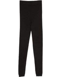 P.A.R.O.S.H. - Ribbed Wool Leggings - Lyst