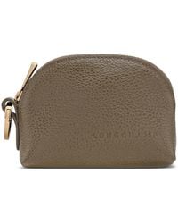 Longchamp - The Foulonné Leather Coin Purse - Lyst