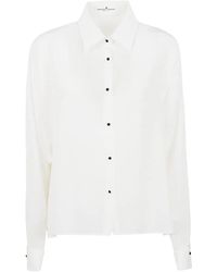 Ermanno Scervino - Long-Sleeved Silk Shirt - Lyst
