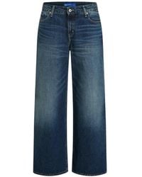 KARL LAGERFELD - Low-Rise Wide-Leg Jeans - Lyst