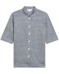 agnès b. - Short-sleeve Linen Shirt - Lyst
