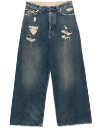 Balenciaga - Weite Jeans Im Distressed-Look - Lyst