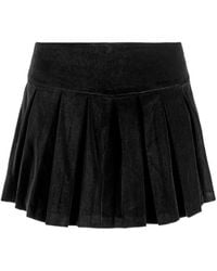 Alice + Olivia - Emilie Pleated Mini Skirt - Lyst